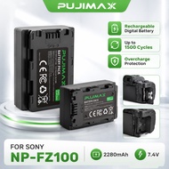 PUJIMAX NP-FZ100 2280mAh 7.4V Replacement Battery for Sony A7 III A7R III A9 A7S III