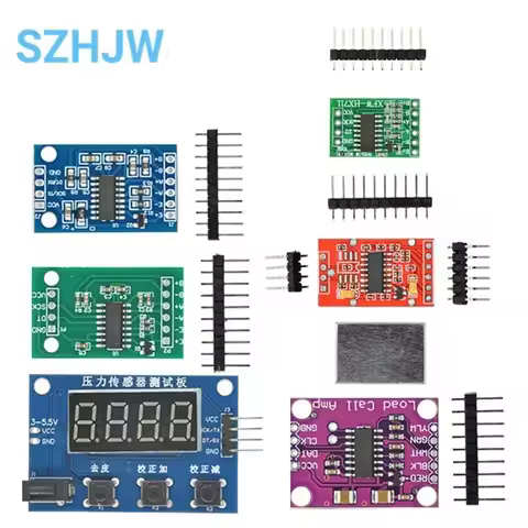 HX711 Dual-channel 24-bit Mini HX711 Weighing Sensor Dual-Channel 24 Bit Precision AD Module Pressur
