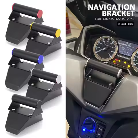 New Stand Holder Phone Mobile Phone GPS Bracket 22mm For Honda Forza 350 Forza350 FORZA 350 FORZA350