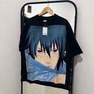 Bootleg asashi Sasuke Anime T-Shirt Full Print Black