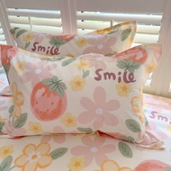 sarung bantal murah sarung bantal Visa Single Plus 50x80 Pure Cotton Pillowcase