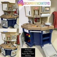Little Tikes Super Blue Chef Mainan Kitchen Set Preloved Second Bekas