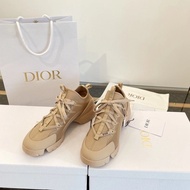 DIOR Dad Shoes - Women's Floral Embroidery Casual Sneakers