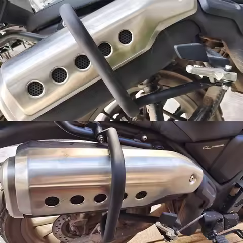 Motorcycle CL300 CL500 Exhaust Pipe Guard Bumper Protection Muffler Crash Bar For Honda CL 500 CL 30