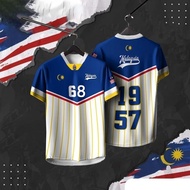 Malaysia 1957 Independence Day Jersey 2025 Lelaki Perempuan Retro Jersey Oversized Streetwear Malays