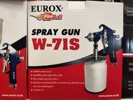 กาพ่นสีกาล่างถ้วยล่างEUROX SPRAY GUNรุ่นW-71S รูพ่น1.5 mm.