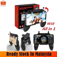 W10 PUBG Mobile Game Trigger Handle Shooter Controller Mobile Phone Gamepad PUBG