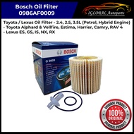 Bosch Oil Filter 0986AF0009 for New Toyota Alphard / Vellfire, Camry, Estima, Harrier / Lexus NX, RX
