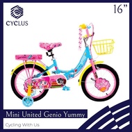 Sepeda Lipat Mini Anak Perempuan United Genio Yummi 16 Inch