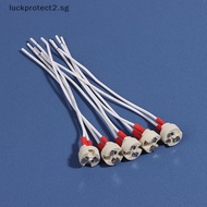 # Beauty Fashion #  5Pcs GU5.3 MR16 Lamp Holder G5.3 Enhanced Europe Lamp Base Round Soet 15CM Ceram