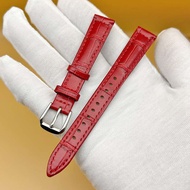 Watch Men Women Suitable for Tissot Longines Omega Brown and Black Leather Strap with Pin Buckle