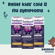 Sambucol Cold & Flu I Cough Relief Black Elderberry Kids/Adult Liquid 120mL [BaeBear.sg]