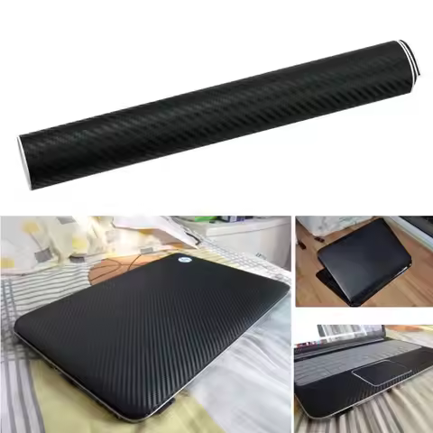 3D Carbon Fibre Skin Decal Wrap Sticker Case Cover For 17" PC Laptop Notebook