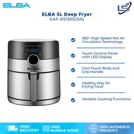 ELBA 5L Deep Fryer EAF-K5130D(SS) | 360° High Speed Hot Air Circulation Technology | Touch Control P
