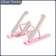 [Oliver Timmy] Portable Adjustable Notebook Tablet Holder Laptop Stand Foldable Computer Desk