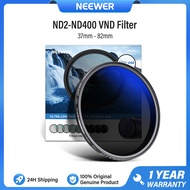 NEEWER Variable ND Filter ND2-ND400 (1-9 Stops) Multiple Coatings Water and Scratch Resistant Lens F