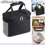 WITTE Insulated Lunch Bag Portable Picnic Adult Kids Lunch Box