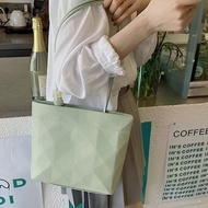 Shoulder Clutch bag handbag Durable Stylish look Adjustable shoulder strap diamond pattern Niche Tot