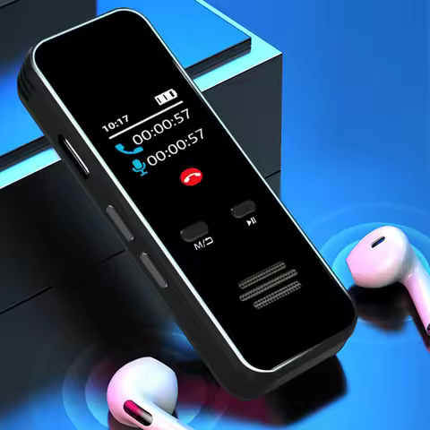 Digital Audio Voice Recorder Bluetooth MP3 Player with Playback Voice Tape Recorder Noise Reduction 