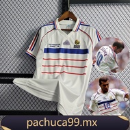 【Retro SSS+】1998 Retro Jersey France Away Jersey Football Shirt Customization Name Number Vintage Je