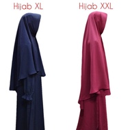 hk3 Gamis Set Anak Syari 9 - 11 Tahun size XL Wollycrepe plus Hijab