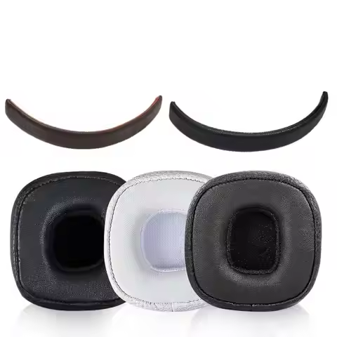 1Pair Replacement Earpads Protein Skin Ear Pads Cushions for Marshall Major 3/Major III Headphones H
