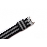 VERVE Watch Strap - Nato Nylon Strap - James BOND - Black Grey