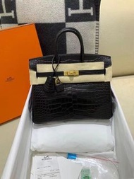 Hermes birkin25鱷魚