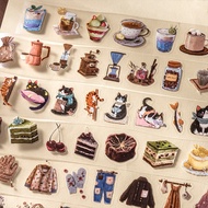 Mr. Paper 200cm/ roll waterproof PET tape cake dessert home corner cat daily life theme hand book sc