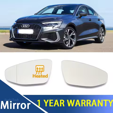 Left or Right Side Wing Mirror Glass Car Rearview Mirror Glass for Audi A3 8Y S3 8Y RS3 8Y RS A S 3 
