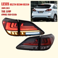 TAIL LAMP LEXUS RX 270 RX300 RX350 TAIL LAMP SMOKE CLEAR RED 2009 2010 2011 2012 2013 2014 2015