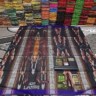 Ibadah LAMIRI TIPE SGE SONGKET TIMBUL BENANG DOBEL 420 ORIGENAL FUL SUTRA 210 PRODUKSI TENUN MANUAL 