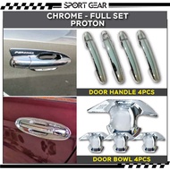 Proton Door Bowl Door Handle Chrome Car Protector Cover X50Exora Gen-2 Persona Saga Iriz Iswar FULL 