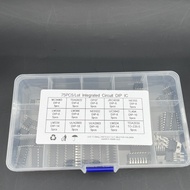 15Species75个 LM358 LM386 ULN2003 LM324 NE555Direct Plug Integrated Circuit IC Chip Package4.6