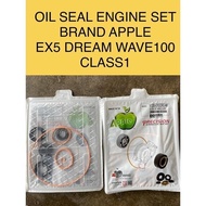 EX5 OIL SEAL SET OIL SEAL OVERHAUL ENGINE APPLE FOR EX5 DREAM EX5 HIGH POWER WAVE100 EX5 CLASS