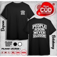 PEOPLE ASOR NEVER DOSOR DB T-SHIRT