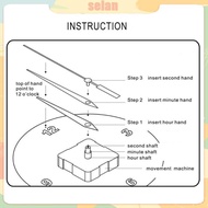 SEL Different DIY Clock Hands Clock Pointer for DIY Clock Making Different Clock Styles Easy to Inst