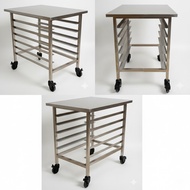 sturdy STAINLESS STEEL RACK STAND FOR INNOFOOD CONVECTION OVEN V88 , KT-S65C , KTBF1A , KTBF4MF (*NO