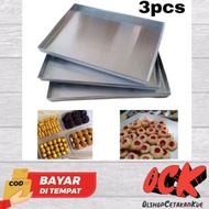 3 Pcs Oven Pan for dry cakes 28x24 28x28 30x25 - premium quality nastar tray mold