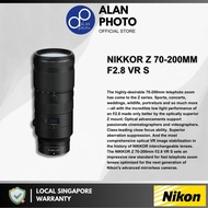 Nikon NIKKOR Z 70-200mm F2.8 VR S Lens for Nikon Z9 Z8 Z7 ii Z6 ii Z5 Zfc Z30 | Nikon Singapore Warranty