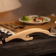 【新品】鹿角料理夾-山毛櫸木