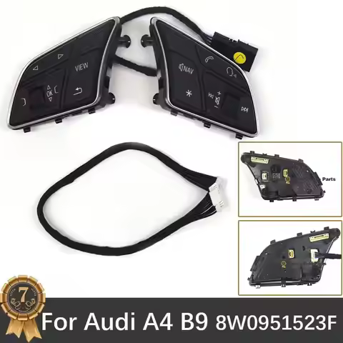 8W0951523F For Audi A5 S5 A4 B9 Multifunction Steering Wheel Button 8W0 951 523 F