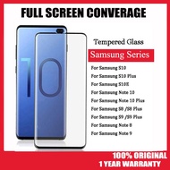 [BUY 1 FREE 1] Full Screen Converage Protective Glass on the For Samsung Galaxy S10e S10 S9 S8 Plus Note 8 9 S20 S21 Ultra Note 10 Plus Screen Protector Glass Film
