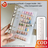 <AC>1Set Press On Nail Organizer Clear Empty Press On Nail Storage Press On Nail Packaging For Fake 