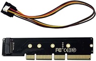 CY M.2 M-Key NGFF NVME AHCI SSD to PCIe 3.0 X16 X8 X4 Power Adapter for 110mm 80mm SSD 1U Server