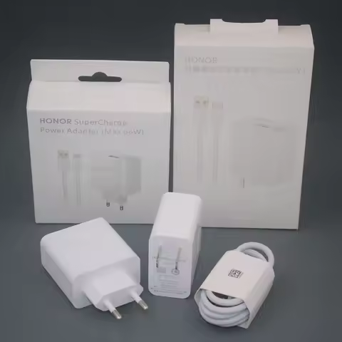 Original Honor 66W Charger SuperCharge Power Adapter 6A USB C Cable For Honor Magic 7 6 5 4 Pro V2 V