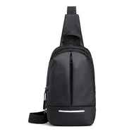 Male Chest Bag Outdoor Sports &amp; Leisure Backpack Waterproof Large Capacity Multi-purpose Mobile Phone Messenger Bag Crossbody Ba