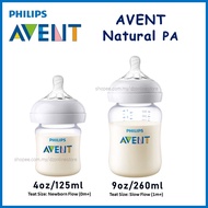 Avent PA Hybrid Natural 4oz/125ml & 9oz/260ml