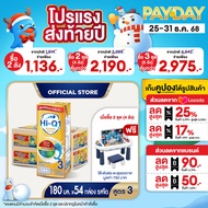 นมกล่อง ยกลัง x2ลัง นมยูเอชที นมไฮคิวสูตร3 1พลัส ซูเปอร์โกลด์ รสจืด180 มล (54 กล่อง) นม UHT HiQ Supe