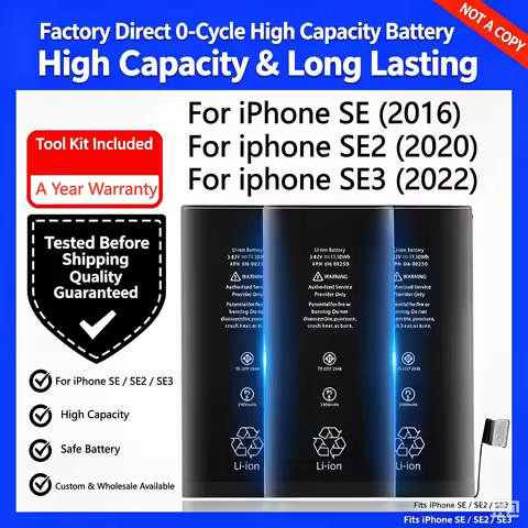 Xilecaly High-quality Battery For iPhone SE3 SE2 SE Lithium Polymer New Replacement Battery For Appl